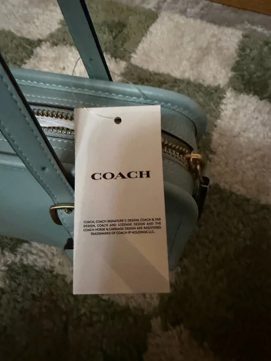 Coach Leather GLOV SW ZIP shoulder Bag - Picture 6 of 14